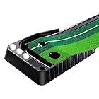 Mibril パターマット ゴルフ練習パット パッティングマット スイング練習 自動返球 人工芝 パター技術向上 折り畳み 収納しやすい(幅30cm×長さ2.5m)