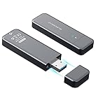 ElecGear SATA M.2 SSD 外付けケース、2242/2230対応 M.2 SATA接続 USB 3.1 Gen2 Type-A ミニマグネットキャップ付きアルミハウジングケース (NG-2242A)