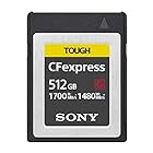 ソニー SONY CFexpress Type B メモリーカード 512GB タフ仕様 書き込み速度1480MB/s 読み出し速度1700MB/s CEB-G512