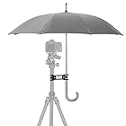 傘ホルダー 屋外カメラ傘クリップ 傘ブラケットスタンド 傘クランプ 屋外三脚 写真撮影用 クリップ 固定ホルダー 写真アクセサリー