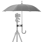 傘ホルダー 屋外カメラ傘クリップ 傘ブラケットスタンド 傘クランプ 屋外三脚 写真撮影用 クリップ 固定ホルダー 写真アクセサリー