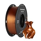 PLA フィラメント,【TINMORRY】3dプリンタ用造形材料 1.75mm シルクカッパー 1Kg (3D Printer Filament Silk Copper)
