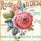 なまけ者雑貨屋 Rose Garden メタルプレート アンティーク な ブリキ の 看板、レトロなヴィンテージ 金属ポスター