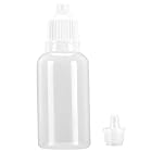 KESYOO ドロッパーボトル プラスチック容器 スポイト瓶 滴瓶 20ml 透明 詰め替え可能 液体 オイル 貯蔵用 25本セット