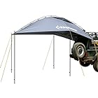 KingCamp カーサイドタープ 車 タープ テント タープ ポール付き 様々な車に対応 たーぷテント 車用タープ 日よけテント 単体使用可能 簡単設営 ツーリング 収納袋付き