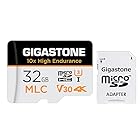 【MLC 10x高耐久】Gigastone MLC マイクロsdカード 32GB 高耐久, 4K UHD ビデオ撮影, 95MB/s V30 U3 Class10