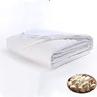 ABILLシルク布団 真綿布団 掛け布団 高級真綿(シルク) 絹100%手作り体積が小 暖かくて軽いです 無地 収納袋付 170cmX210cm 2.0Kg
