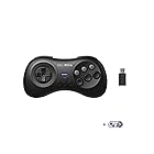 8Bitdo M30 2.4Gワイヤレスゲームパッド for Sega Genesis Mini & Mega Drive Mini &Switch 6ボタンレイアウト （Black）