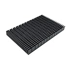 Awxlumv ヒートシンク 冷却板 放熱板 アルミニウム 大型 クーラー HDDクーラーPCBボードLEDマザーボード用 適用 (150 x 93 x 15 mm 黒) 1個