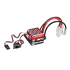 GoolRC 60A ESC RCカーESC ブラシ付き電動スピード コントローラー 6V/ 2A BEC 1/ 10 Traxxas TRX-4 Trx-6 D90 HSPRedcat RC 4WDタミヤアキシャルSCX10 HPI DIY R