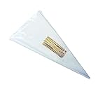 STK 花束 OPP袋 ギフト包装 三角形 ラッピング 梱包用 透明 花屋 DIY 手作り 防水 破れにくい 100枚入 (1パックセット, 13*25cm)