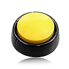 アンサーブザー， 録音 おもちゃ ボタン 録音 音の出るボタン 早押しアンサー早押しボタン (Yellow+Black-M4)
