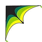 カイト 凧 デルタカイト カラフルカイト たこあげ 子供、大人 と初心者のための凧 三角凧 凧揚げ 微風で揚がる 緑野