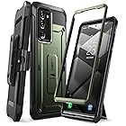 SUPCASE Galaxy Note20Ultra ケース 2020 米軍MIL規格取得 腰掛けクリップ付属 スタンド機能 耐衝撃 防塵 保護 UBProシリーズ 深緑