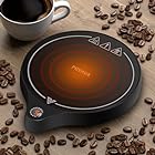 PGVAVA カップウォーマー コーヒー保温コースター マグ マグカップウォーマー オフィス用コーヒーウォーマー、コーヒーカップウォーマー、コーヒーカップヒーター100度、重力センサーでオン/オフに自動制御する、5つの温度調節可能、自動電源オフ保