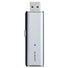 エレコム 外付け ポータブルSSD 500GB USB3.2(Gen1) PS4(メーカー動作確認済) スライド式 直挿し シルバー ESD-EMN0500GSV