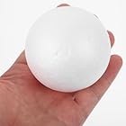 ledmomo 発泡スチロール ボール 丸球 球 発泡 白い DIY スチロール 工作素材 直径7cm 25個セット