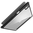 エレコム iPad Air 10.9 第5/4世代 (2022/2020年) ケース ZEROSHOCK オートスリープ対応 手帳型 背面クリア ブラック TB-A20MZEROBK