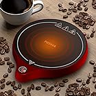 PGVAVA カップウォーマー コーヒー保温コースター マグカップウォーマー オフィス用コーヒーウォーマー、コーヒーカップウォーマー、コーヒーカップヒーター100度、重力センサーでオン/オフに自動制御する、5つの温度調節可能、自動電源オフ保護、コ