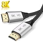 HDMI 8k ケーブル 2M HengYu hdmi 2.1規格 8K@60Hz 4K@120Hz HDMI Cable ハイスピード 48Gbps 7680x4320p 超高速 遅延なし HDR eARC HBR3 CEC HEC VRR Q