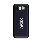 XTAR PB2SL 最大2AX2 急速USB充電器 Li-ion充電池専用 QC3.0＋PD3.0 3.6V 3.7V 18650/18700/20700/21700 Type-C入力 Type-C/USB-A出力(Black)