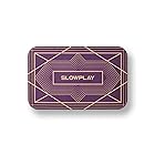 SLOWPLAYポーカープラーク 角チップ｜パープル10枚 ヨーロッパスタイルデザイン バリュー表記なし 34g セラミック製