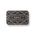 SLOWPLAYポーカープラーク 角チップ｜ブラック10枚 ヨーロッパスタイルデザイン バリュー表記なし 34g セラミック製