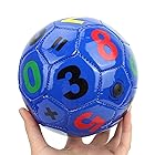 Voluxe サイズ2サッカーボール、PVC子供用サッカーボール、子供用男の子用 (紫色の番号)