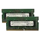 MICRON 8GB キット (2 x 4GB) DDR4 3200MHz PC4-25600 1.2V 1R x 16 SODIMM ノートパソコン RAM メモリモジュール MTA4ATF51264HZ-3G2J1 OEMパッケージ