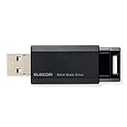 エレコム 外付けSSD 1TB USB3.2(Gen2) PS5/PS4(メーカー動作確認済) ノック式 ブラック ESD-EPK1000GBK