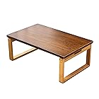 和室 テーブル 座卓 ちゃぶ台 竹製 素敵 和風 リビングテーブル ベイウィンドウテーブル ? 竹製 (80*50*30cm 茶色/竹原色）