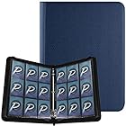 PAKESI スターカードカードファイル9ポケット25の内側のリーフレット 450枚収納 PU皮套 カードシートスターカードと他のカードを集める スターカード コレクションファイル（ブルー）