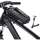 WILD MAN クイックリリース 1L ハードシェル 防水スクーター 収納袋 キックスクーター用 自転車ハンドル バーバッグ 折りたたみ自転車 MTB（XS5）