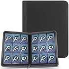 PAKESI スターカードカードファイル9ポケット 360枚収納 PU皮套 カードシートスターカードと他のカードを集める スターカード コレクションファイル (グレー)
