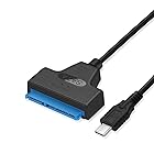 Satohom SATA USB C 変換アダプター 2.5インチ SSD/HDD コンバーター 高速 ハードディスク SATA USB C 変換アダプター HDD USB C 外付け 変換 コネクタ SATA ハードディスク用アダプター ポータ