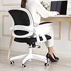 KERDOM 椅子 テレワーク オフィスチェア 人間工学椅子 デスクチェア メッシュチェア 腰痛対応 学習 おしゃれ 事務 人気 ホワイト KD931-White