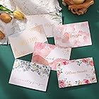 メッセージカード 感謝カード12枚 かわいい ミニ グリーティングカード サンキューカード 一言メッセージ 手紙 封筒付き 感謝の日 母の日 記念日