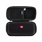 JBL FLIP6/JBL FLIP5 Bluetoothスピーカー 専用保護旅行収納キャリングケース-Adada (ブラック)