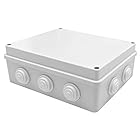 GENBOLT ABS プラスチック ジャンクションボックス ユニバーサル 電気 プロジェクトエンクロージャケース 防塵 防水 IP66 ホワイト (200mmx150mmx75mm)