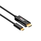 Club 3D HDMI Male オス to USB Type C Male オス アクティブ ケーブル 4K@60Hz 1.8m (CAC-1334)