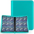 PAKESI 9つのポケットに360枚のカードを収納 PUカードストックコレクション スターカードとその他のカード スターカードコレクションファイル (スカイブルー)