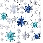 TAORAYO クリスマスオーナメント 雪花飾り 9枚3Dスノーフレーク 1束雪花ガーランド 雪の結晶 冬 クリスマス 新年 パーティー飾り christmas スノーフレーク 雪花飾り