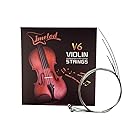 Imelodヴァイオリン弦ユニバーサル2セット（G-D-A-E）ヴァイオリンフィドル弦弦スチールコア洋白ヴァイオリン用洋白巻きエンド