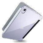 エレコム iPad mini6 第6世代 (2021年) ケース オートスリープ/ウェイク 三つ折りスタンド ハイブリッドケース 背面クリア ブラック TB-A21SHVCFBK