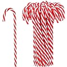 TAORAYO クリスマスオーナメント クリスマスツリー 飾り クリスマスのプラスチック製キャンディケイン candy canes ホリデーパーティーデコレーション用 18本入（赤と白）
