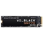WD_BLACK 2TB SN770 NVMe 内蔵型 ゲーミング SSD ソリッドステートドライブ - Gen4 PCIe M.2 2280 最大5,150 MB/s - WDS200T3X0E