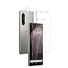 【2+2】 For Xperia 5 III ガラスフィルム＋カメラフィルム 強化ガラス 耐衝撃 指紋防止 気泡ゼロ 自動吸着 貼り付け簡単 高透過率 Xperia 5 iii SO-53B/SOG05 保護フィルム