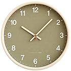 Danmukeji 掛け時計 壁掛け時計 シンプル おしゃれ 北欧 静音 木製 かわいい 円形 壁掛け 時計 ガラスミラー 見やすい 創造的な無垢材の針 連続秒針 シンプルで耐久性のある ファッション モダン 北欧 家の装飾 部屋 リビング部屋