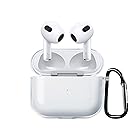 【2022改良モデル】DYAOLE AirPod 3 ケース クリア 対応 AirPods 3 イヤホン TPU素材 ケース Airpods3 case フックつき付き でキズやしもん指紋をぼーし防止してらっか壊しをふせぐ防ぐLEDライトが見える