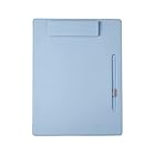 バインダーA4クリップボード A4 フォルダ PUレザー 会議パッドクリップファイル 多機能 ファイルボード 書きやすさ 持ち運び ペンホルダー付き 会議パッド(青い)